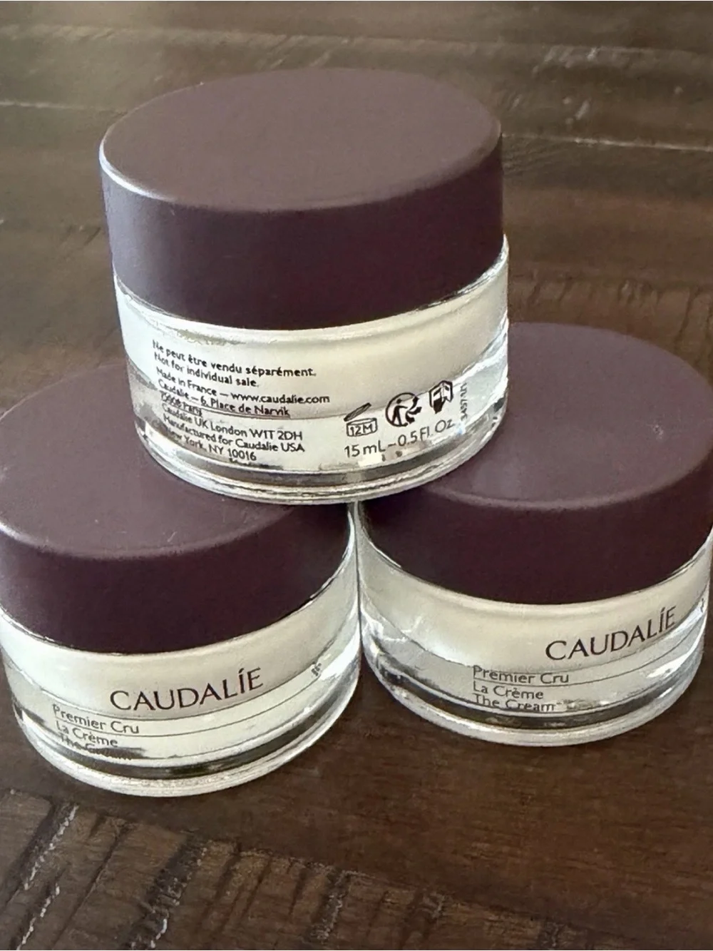 Caudalie Premier Cru La Crème - 3x15ml NWOB